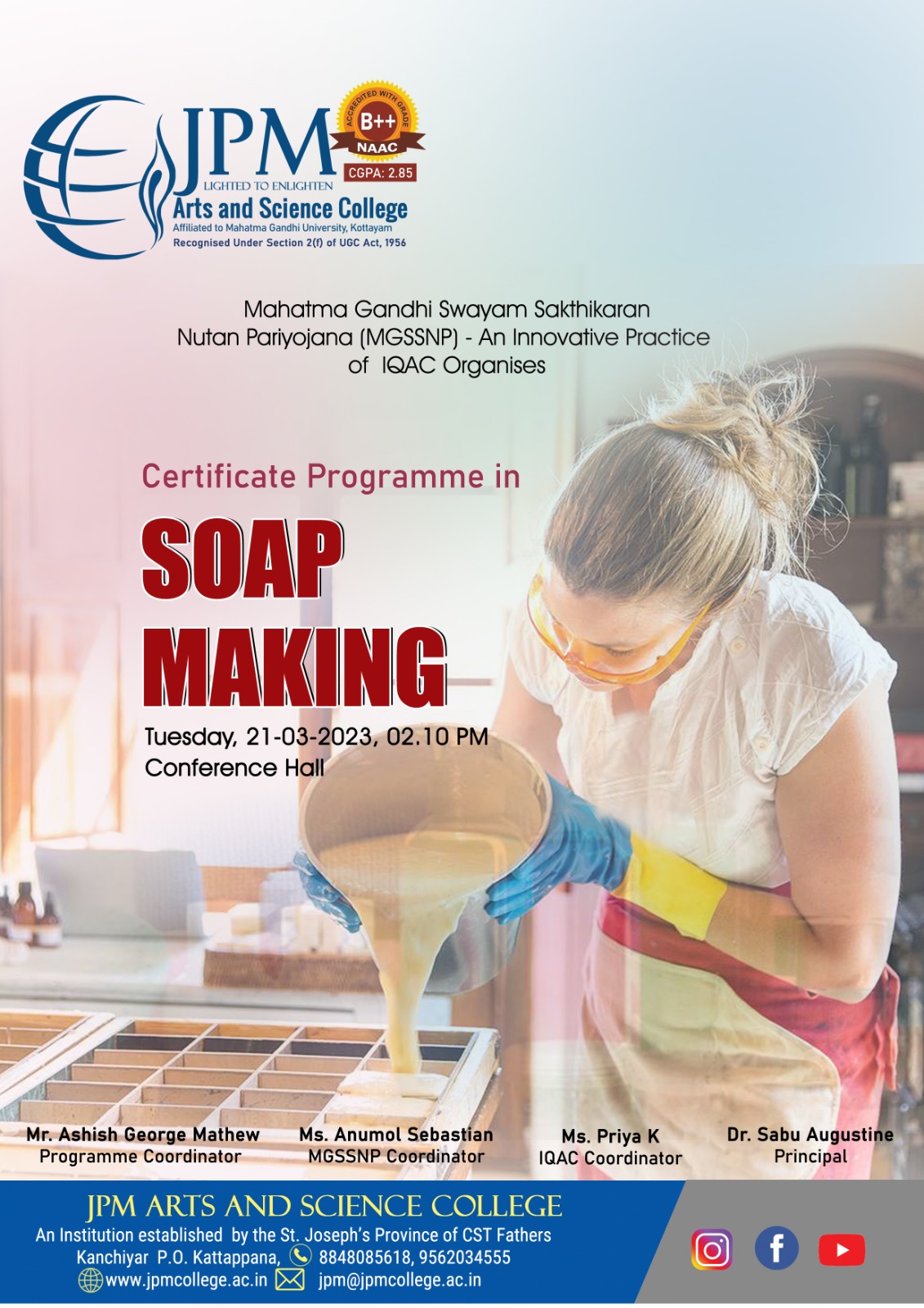 Certificate programme in Soap Making